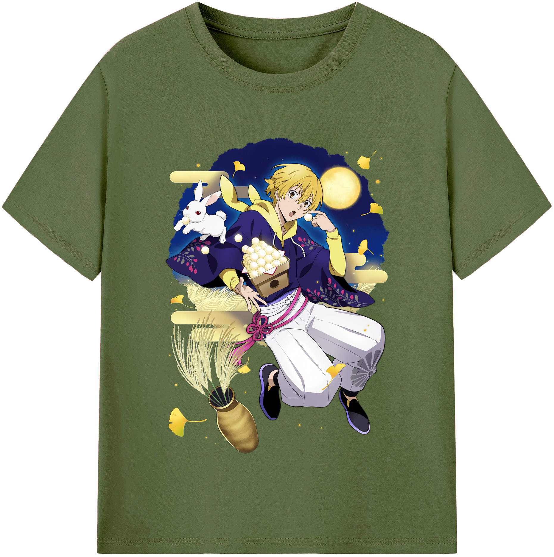 （画像用） 文豪ストレイドッグス Bungo Stray Dogs 綿100％半袖Tシャツ（フロントプリント）